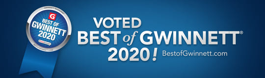 Voted Best of Gwinnett 2020!