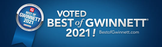 Voted Best of Gwinnett 2021!