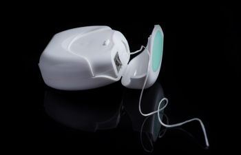 Container With Dental Floss.